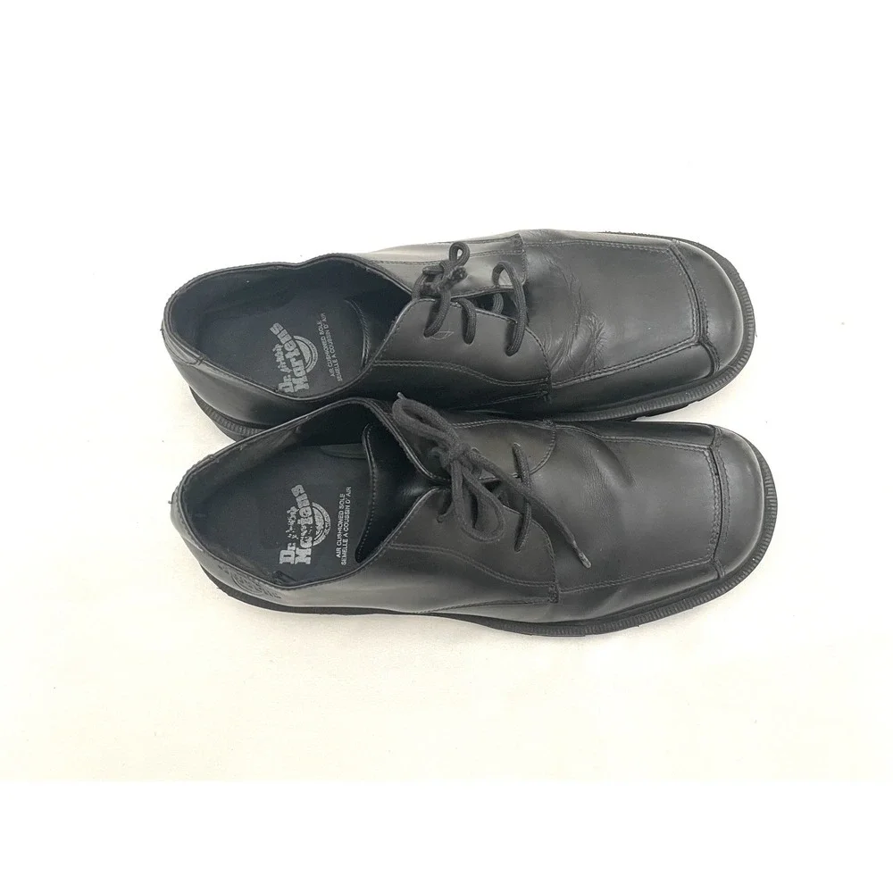 Dr. Martens Air Wair Black Leather Lace Up Oxfords‎ Shoes 9A51 Mens 13 Goth Emo